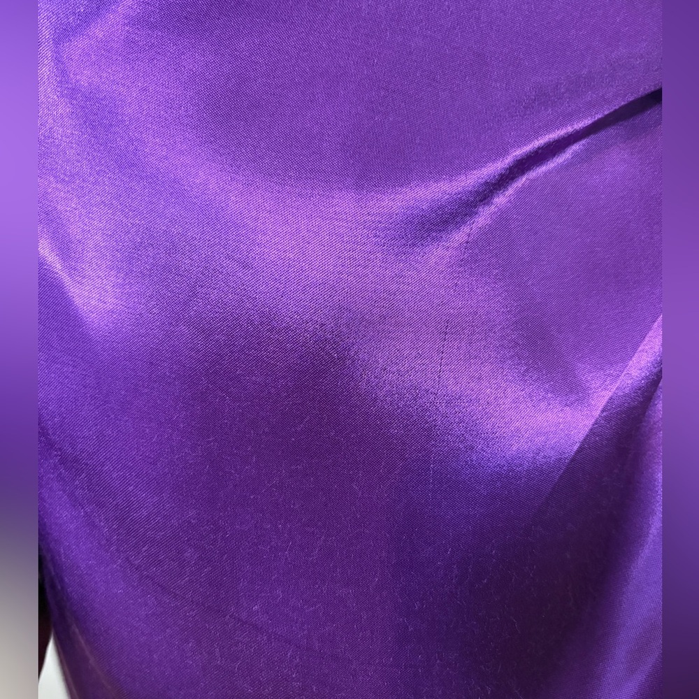 ZARA Wrap Mini Dress Purple Size M - Picture 13 of 15